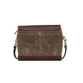 The back of this bag has two slip pockets for quick storage options.