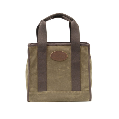 Strong webbed cotton handles that are sewn all the way to the bottom of the bag for additional strength when carrying heavy loads.