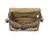 Looking inside the main compartment there are several pockets on the backside, a heavy duty zippered lid pocket, and one sleeve pocket.