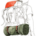 The bedroll straps are a perfect accessory to several of our packs that have leather lashing squares. 