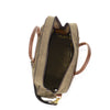 Inside the Document Briefcase, there is one zippered pocket, a main cavity, and one sleeve pocket. With plenty of smaller pockets in the main cavity there is sizable amount of space for any office needs. 