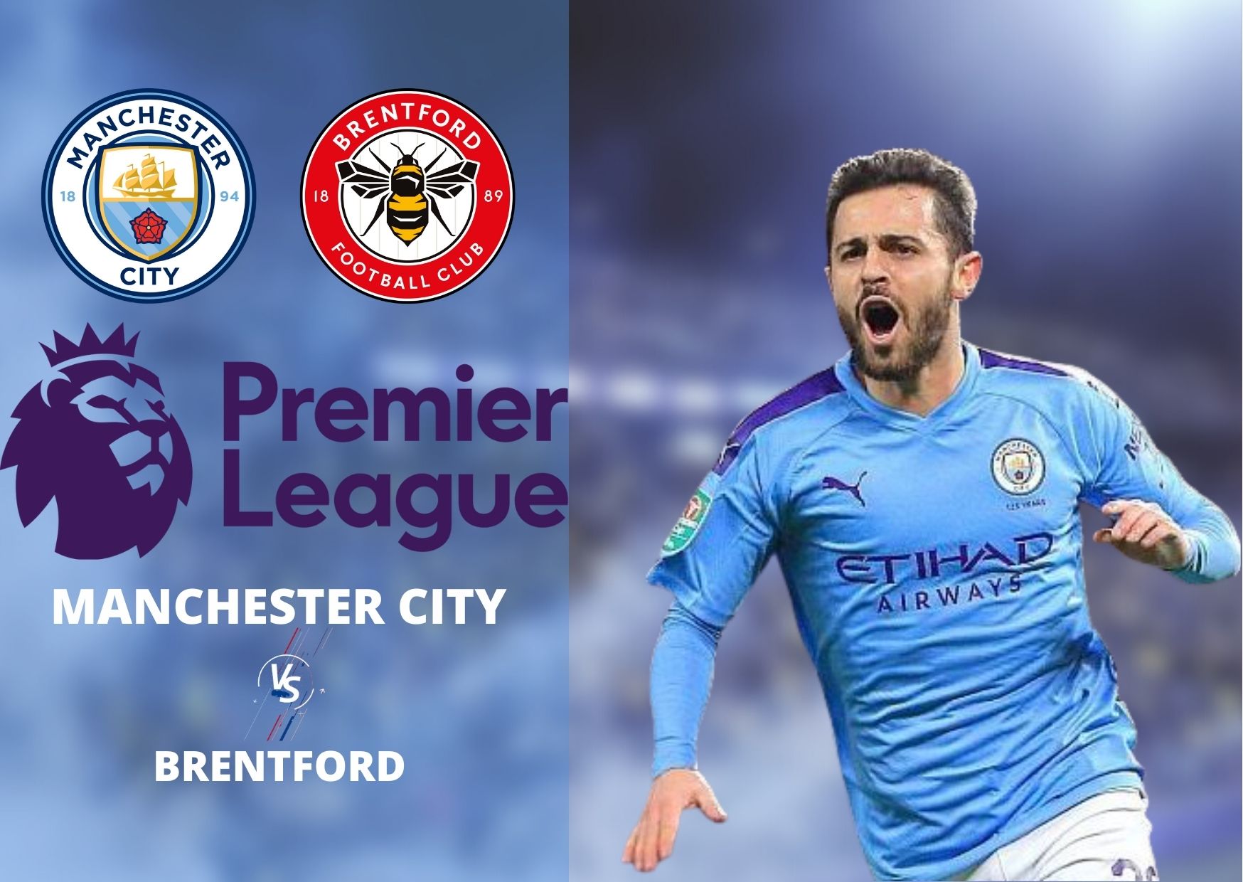 Simak Link Live Streaming Manchester City vs Brentford yang akan digelar di Stadion Etihad pada Kamis, 10 Februari 2022.